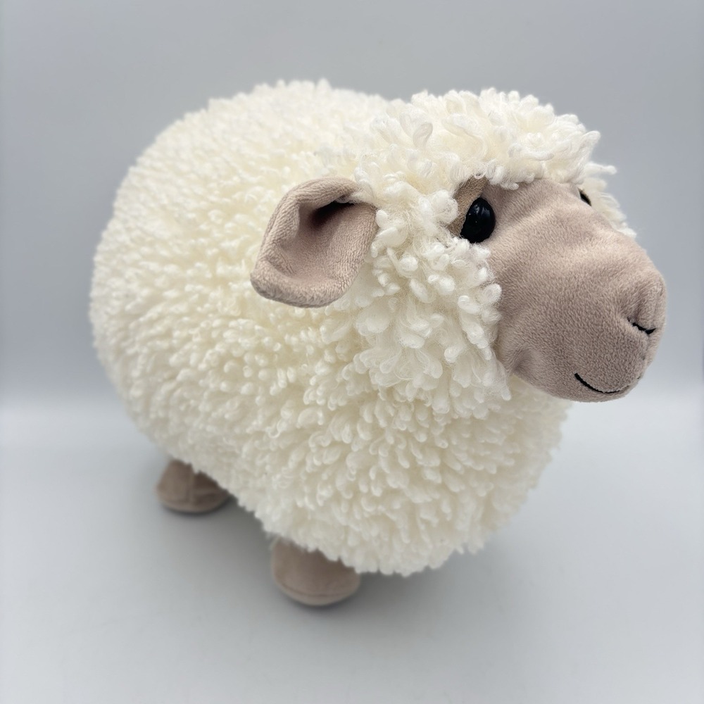Jellycat LONDON Rolbie the Sheep Fluffy Lamb Fleece Plush Animal Toy 15" Retired